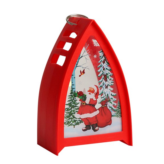 UYUH Tabletop Christmas Tree with LED Candle Light, Battery Operated Mini Christmas Tree Decor for Table, Holiday Home Desktop Decorations, Vintage Rustic Centerpiece