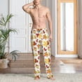 thumbnail image 2 of Naloa Autumn Leaves 1 Pajama Pants Men, PJ Bottoms, Sleep & Lounge Pants-XX-Large, 2 of 6