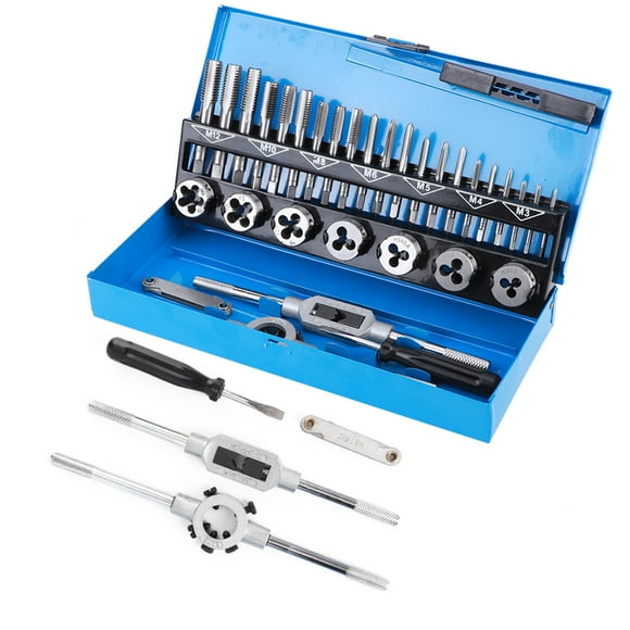 Hand Tapping Tools Toughness Rethread Tap And Die Tool, Tap And Die Set, For Process Stainless Steel Brass