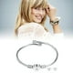thumbnail image 5 of Pulsera de Letras Jadeshay Letra A en Forma de Corazón Acero Apertura Ajustable Mujeres, 5 of 8