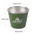 thumbnail image 5 of Vasos Portátiles Apilables Cgtredaw para Senderismo Pesca Escalada 50 Ml Verde, 5 of 5
