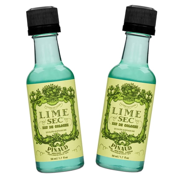 Colonia para después del afeitado Clubman Pinaud Lime Sec, 50 ml, para hombre, paquete de 2