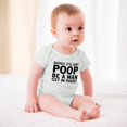 thumbnail image 3 of Daddy, It's Just Poop - Baby Clothes - Funny Newborn Bodysuit Outfits for Boys And Girls White-style-1 24months, 3 of 7