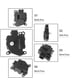 thumbnail image 3 of 604-029 Blend Air Door Actuator For Chrysler 200 Dodge Avenger Jeep Compass Ram, 3 of 3