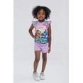 thumbnail image 2 of Disney Lilo & Stitch Little Girls T-Shirt and French Terry Shorts Outfit Set Little Kid to Big Kid, 2 of 5