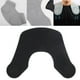 thumbnail image 4 of Collar de pelo, chal de cuello de silicona resistente al agua, tinte de pelo de salón profesional Negro Zulema capa de barbero, 4 of 8