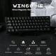thumbnail image 2 of Teclado EPOMAKER Aula WIN60 HE 60% cableado magnético negro, 2 of 8