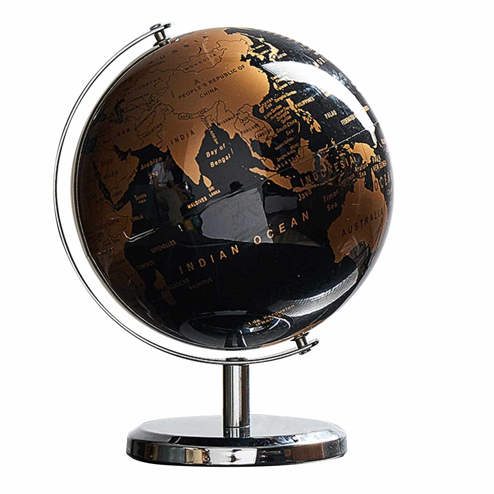 Round Earth Globe Weltkarte Wohnkultur Kristallkugel Kugel Home Office Dekor Geschenk DEWIN Weltkarte Kugel Gloden 