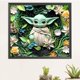 thumbnail image 2 of Diamante pintura 5D DIY taladro redondo completo Yoda Kit decoración del hogar arte artesanía Hugtrwg Para estrenar, 2 of 9
