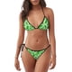 thumbnail image 1 of Balery Green Lizard Pijama Estampado Bikini de Dos Piezas para Mujer - Conjunto de Bikini Ajustable Sexy y Cómodo para Playa, 1 of 6