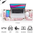 thumbnail image 5 of Long Mouse Pads for Desk,Shih Tzu Dogs and Pioneer Flower Desk Mats on Top Of Desks, Desk Mouse Pad Extra Large with 3mm Non-Slip Base and Stitched Edge for Gaming,Office,Work,Home 31.5"x11.8", 5 of 6