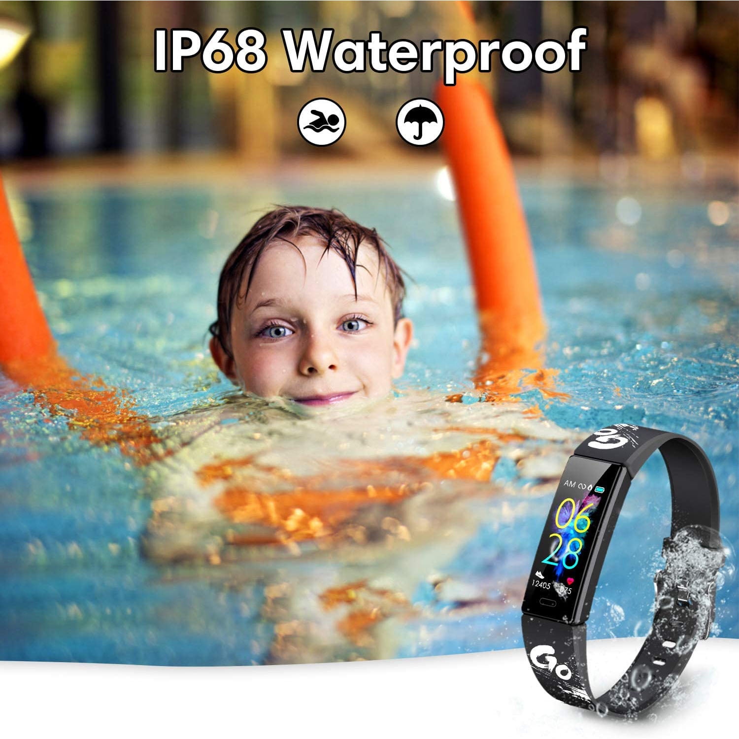 Waterproof fitness cheap band for swimming