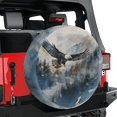 thumbnail image 3 of Lotusprinthandmade Bald Eagle Spare Tire Cover Without Backup Camera Hole 6 Sizes (28 in.), 3 of 7