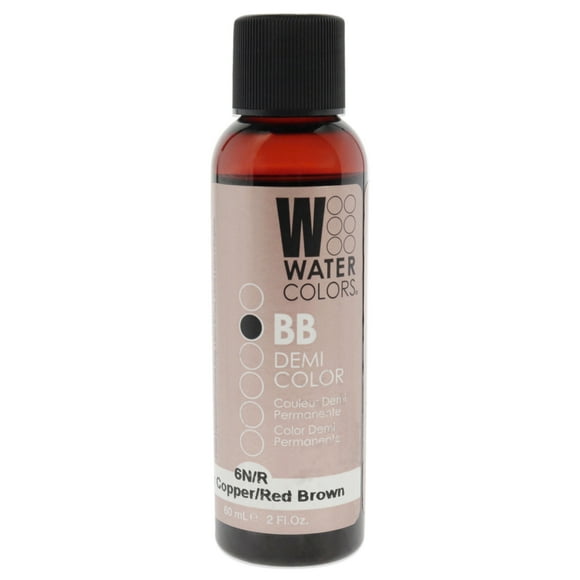 Tinte semipermanente para cabello Tressa BB - 6NR Marrón rojizo cobrizo claro 2 oz