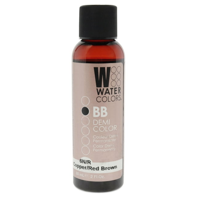Tinte semipermanente para cabello Tressa BB - 6NR Marrón rojizo cobrizo claro 2 oz