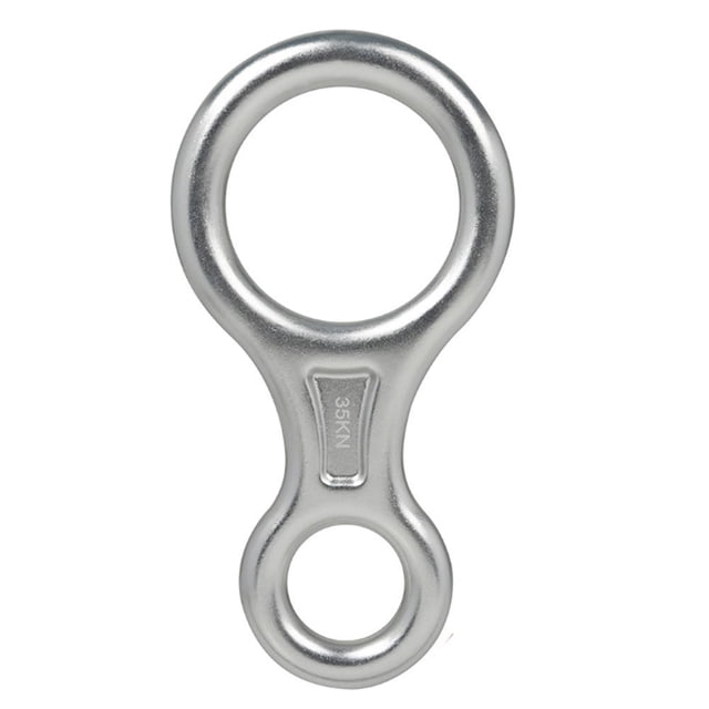 cámping Figura 8 Anillo de descenso de escalada Equipo de montañismo al aire libre (Plata) FLhrweasw Nuevo