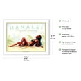 thumbnail image 2 of Hanalei Sugar Company - Kauai Hawaii - Vintage Hawaiian Travel Poster by Wade Koniakowsky - Bamboo Fine Art 290gsm Paper (Unframed) 17x22in, 2 of 4