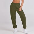 thumbnail image 2 of YYDGH Women's Sweatpants Baggy Casual High Waisted Workout Athletic Bottom Joggers Pants Army Green L, 2 of 8
