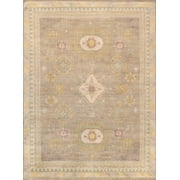 Pasargad Home Khotan Collection Hand-Knotted Wool Camel Area Rug-12' 0" X 18' 0"