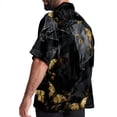 thumbnail image 3 of Bats Men's Printed Casual Button Down Short Sleeve Beach Shirts, 3 of 6
