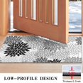 thumbnail image 3 of Bohemian Retro Floral Non-Slip Entryway Door Mat,Boho Indoor Decor Durable Low Plush Door Mat,Washable Welcome Rug for Patio Hallway Home Decor 17x30 Inches, 3 of 7