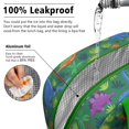 thumbnail image 5 of Womens Green Cartoon Dinosaurs Palm Trees Sun Pattern Lunch Box for Work,Insulated Lunch Bag for Women,Loncheras Para Mujer,Leakproof Adult Lunch Bag for Work,Beach,Travel,Picnic,Camping, 5 of 7