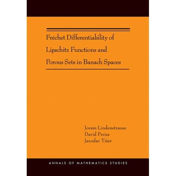 Pre-Owned Annals of Mathematics Studies Fréchet Differentiability of Lipschitz Functions and Porous Sets in Banach Spaces, Book 179, (Paperback)