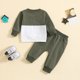 thumbnail image 3 of Gibobby Conjunto de 2 uds térmico bebé Conjunto y trajes de otoño e invierno para niños pequeños, camisetas y pantalones con estampado(AG, 2-3 Años), 3 of 5
