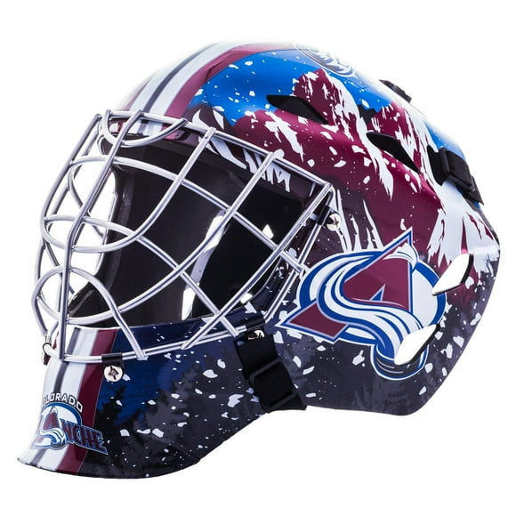 Franklin Sports GFM 1500 NHL Avalanche Goalie Face Mask