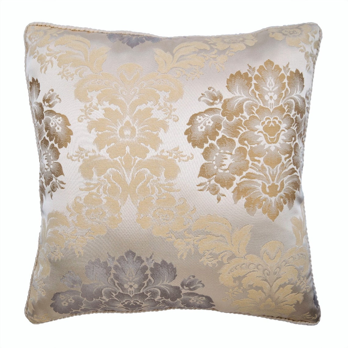 Pillow Case Covers With Zipper, Beige European Shams 26x26 inch (65x65