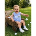 thumbnail image 4 of BemeyourBBs Newborn Baby Girl Boy Clothes Golf Outfit Summer Bubble Romper Infant Sleeveless O Neck Golf Court Cart Embroidery Tank Bodysuit Playsuit One Piece, 4 of 9