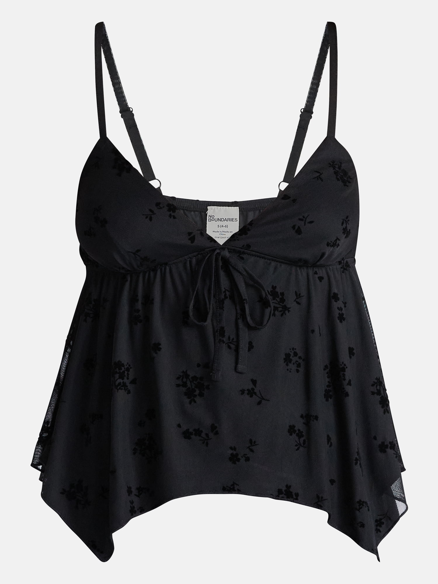 No Boundaries Asymmetrical Hem Cami, Women’s