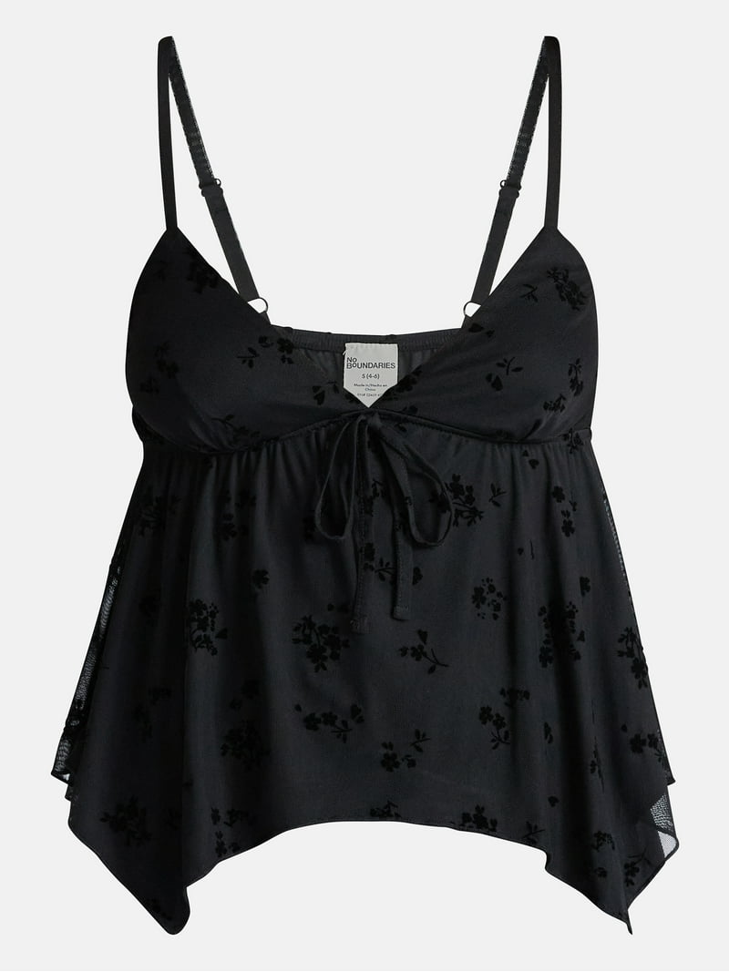 No Boundaries Asymmetrical Hem Cami, Women's - Walmart.com