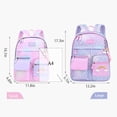 thumbnail image 4 of Gyujnb School Backpack, Backpack for Students Schoolbag Bookbag Casual Daypack for Travel with Bottle Side Pockets Star Large Bags, Backpack for School, 4 of 4