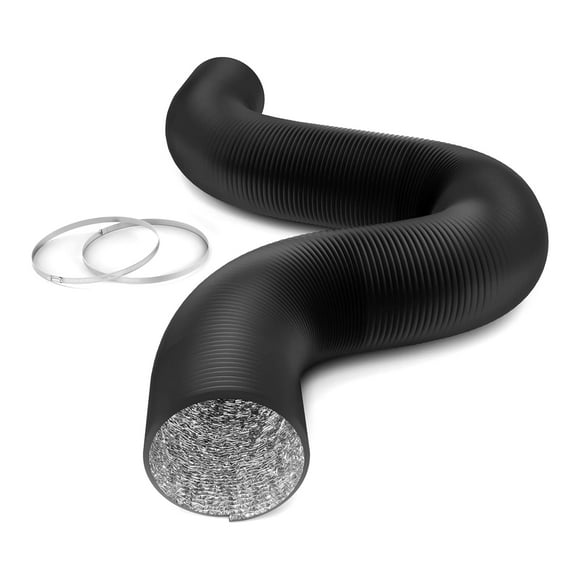 Manguera de ventilación Simple Deluxe Flexible Air, aluminio, 8 pulgadas y 25 pies