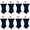 Navy Blue, variant on 8 Pack Cocktail Table Covers 32x43 Inch Fitted Stretch Spandex Square Corners Yellow Table Cover High Top Cocktail Tablecloth for Round Table Cloth for Party, Wedding, Birthday, Banquet(Yellow)