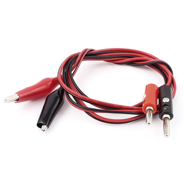Multimeter Alligator Test Clip To 4mm Banana Plug Probe Cable Black Red 1m Walmart Com Walmart Com
