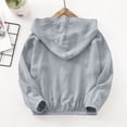 thumbnail image 6 of Jalioing Girls Sun Jacket Lightweight Zip Up Hooded Jacket Spring Fall Windproof Outdoor Jacket with Pocket 3-16 Years, 6 of 9