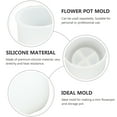 1pc DIY Flower Pot Mold Crystal Epoxy Plant Holder Potted Plant Pot