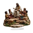 thumbnail image 4 of Shangren 2D Jesus Holy Figure Decoration Acrylic Table Sign Centerpiece Collectibles Flat Tabletop Ornament for Table Bookshelf Office Jesus Giving Lecture, 4 of 8
