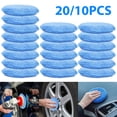 thumbnail image 2 of 20/10x 5" Microfiber Foam Sponge Applicator Pads Car Buffing Polish Wax Cleaner, 2 of 10