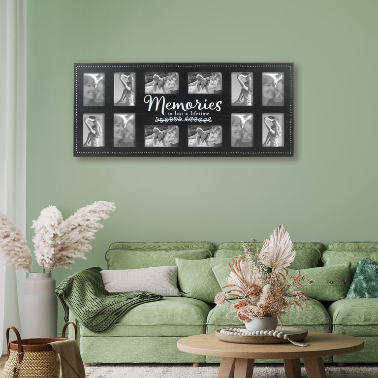 Prinz Memories 12-Opening Collage Picture Frame, Black photo 5