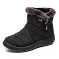 thumbnail image 1 of Nuevas botas de nieve cálidas de comercio exterior de gran tamaño para mujeres transfronterizas, 1 of 7