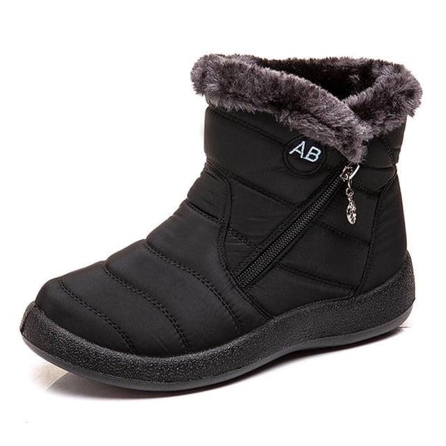 Nuevas botas de nieve cálidas de comercio exterior de gran tamaño para mujeres transfronterizas