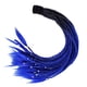 thumbnail image 2 of Peluca rizada de motocross con trenzas y cola de caballo para casco de motocicleta, ideal para mujeres negro azul oscuro, 2 of 3
