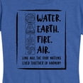 thumbnail image 3 of Avatar - The Last Airbender - Elements Harmony - Women's Short Sleeve Graphic T-Shirt, 3 of 5