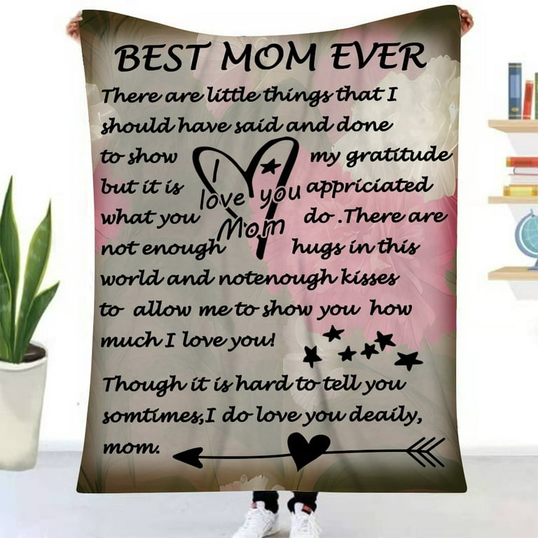 Best Mom Gift Blanket - Gifts for Moms Who Have Everything - Mom