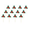 thumbnail image 3 of Paquete de 12 Adornos Navideños para Cupcakes, Selecciones, Decoración para hogar, Suministros para Fiestas, Favores perfecl  Topper de pastel de Navidad, 3 of 8