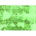 thumbnail image 1 of Ahgly Company Indoor Rectangle Abstract Green Modern Area Rugs, 2' x 5', 1 of 4