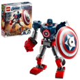 thumbnail image 1 of Lego Marvel : Captain America Armure Mech 121 Briques 76168, 1 of 2